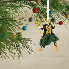 Marvel Avengers Assemble Loki Hallmark Resin Ornament
