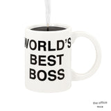 The Office Coffee Mug Hallmark Resin Ornament