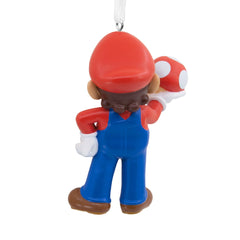 Nintendo Super Mario with Mushroom Hallmark Resin Ornament