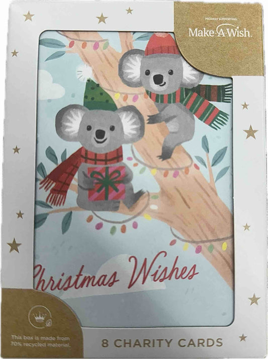 Make-A-Wish Australia Koalas Charity Boxed Christmas Cards