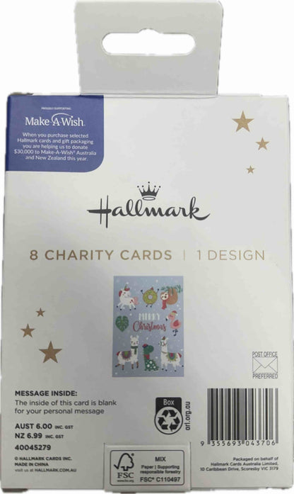 Make-A-Wish Australia Cute Animals Charity Boxed Christmas Cards