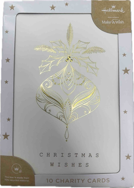 Make-A-Wish Australia Delicate Tree Bauble Charity Boxed Christmas Cards