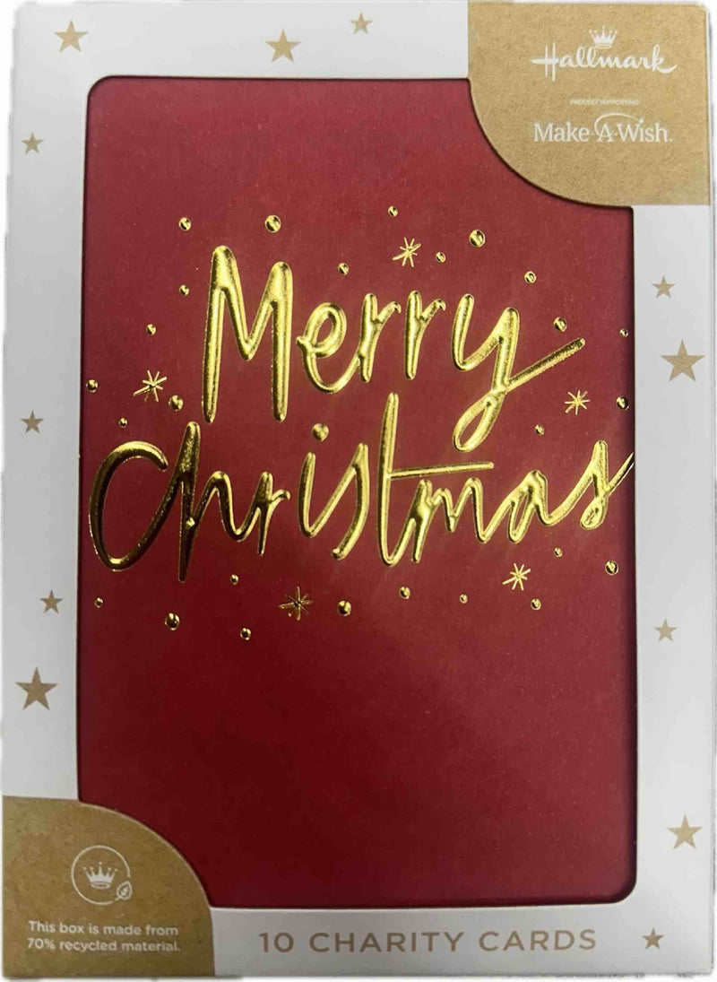Make-A-Wish Australia Merry Christmas Charity Boxed Christmas Cards