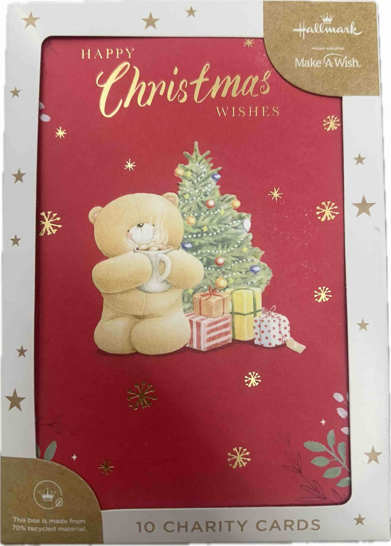 Make-A-Wish Australia Tree and Bear Charity Boxed Christmas Cards