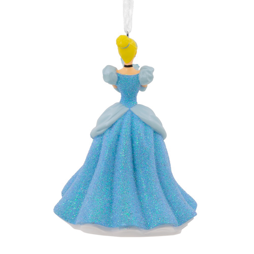 Disney Princess Cinderella Holding Glass Slipper Resin Hallmark Christmas Ornament