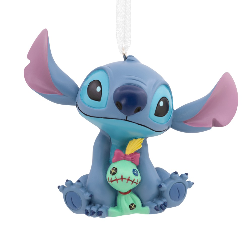 Disney Lilo & Stitch With Scrump Resin Hallmark Christmas Ornament