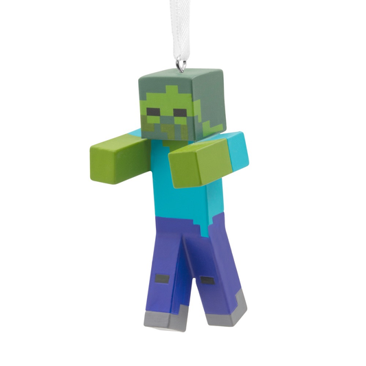 Minecraft Zombie Resin Hallmark Christmas Ornament