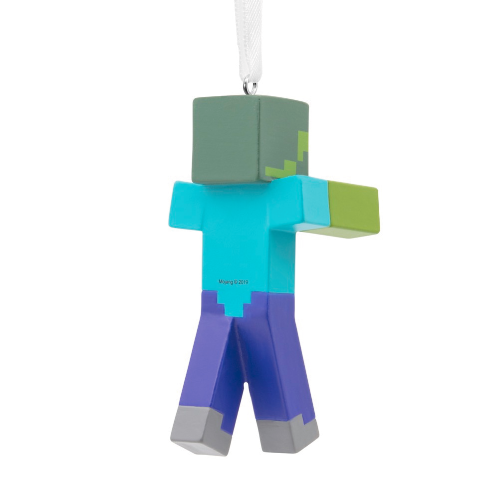 Minecraft Zombie Resin Hallmark Christmas Ornament