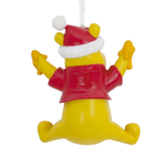 Disney Winnie the Pooh Santa Winnie the Pooh With Honey Pot Resin Hallmark Christmas Ornament
