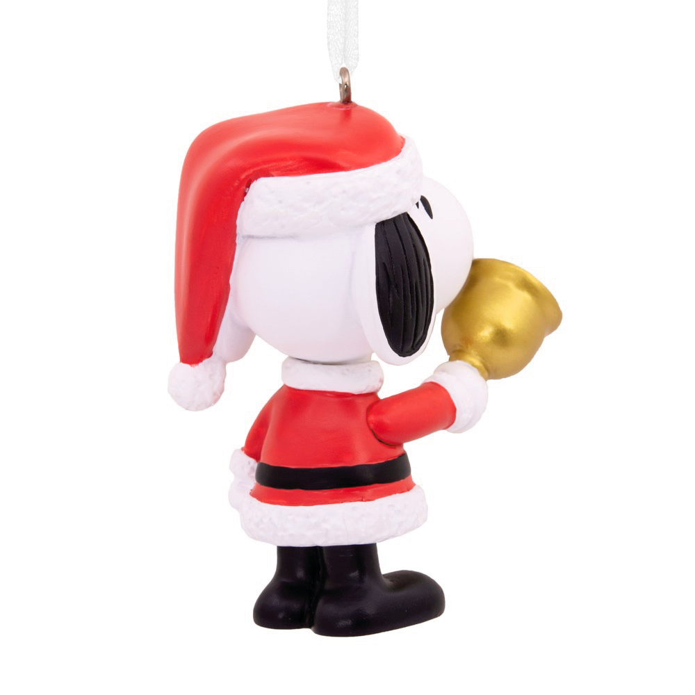 Peanuts Snoopy Bell Ringer Resin Hallmark Christmas Ornament