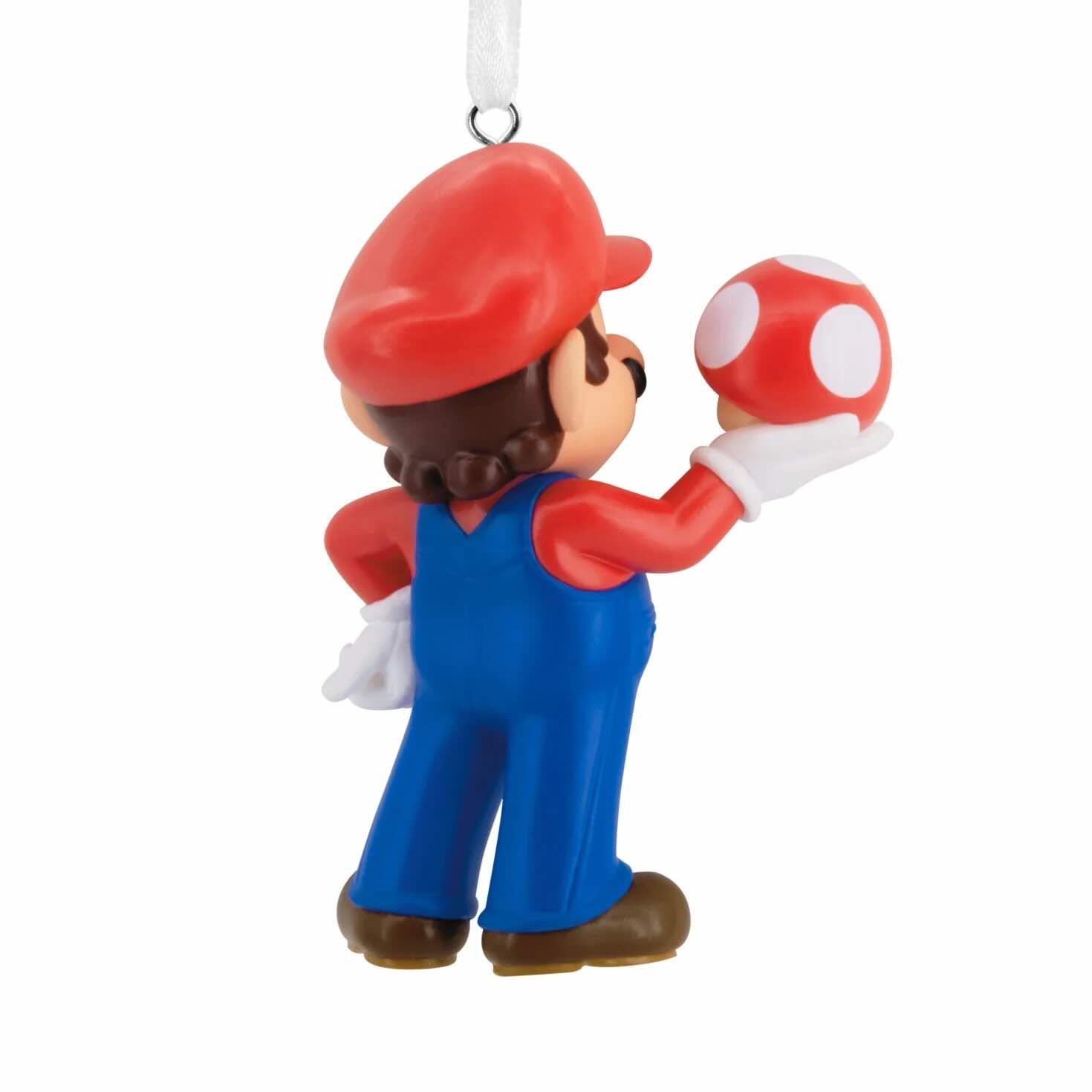 Nintendo Super Mario With Super Mushroom Resin Hallmark Christmas Ornament