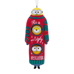 Minions Bob, Kevin and Stuart the Minions in Ugly Christmas Sweater Resin Hallmark Christmas Ornament