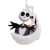 Disney Tim Burton's The Nightmare Before Christmas Jack Skellington and Zero Resin Hallmark Christmas Ornament