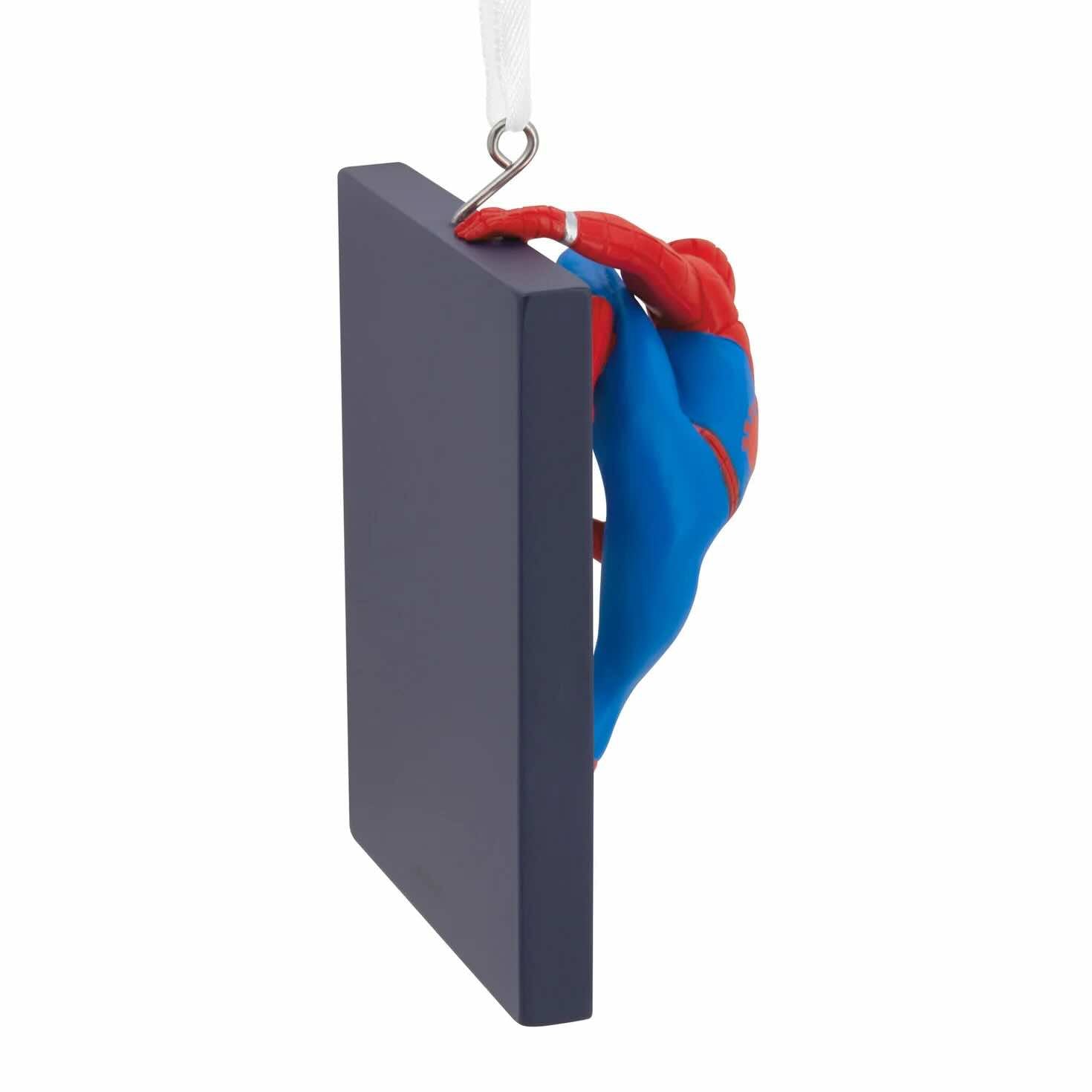 Marvel Spider-Man on Window Resin Hallmark Christmas Ornament