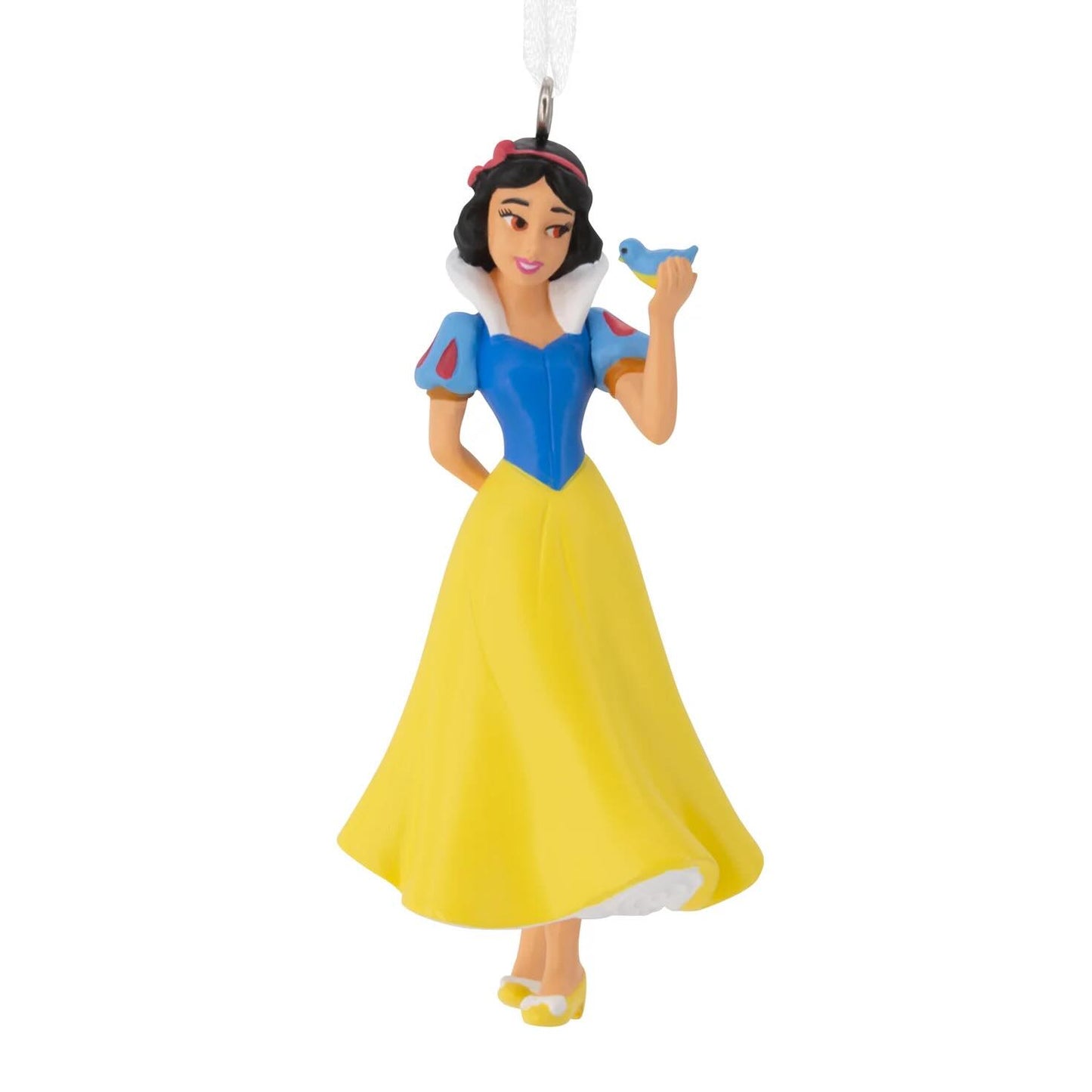 Disney Princess Snow White With Bird Resin Hallmark Christmas Ornament