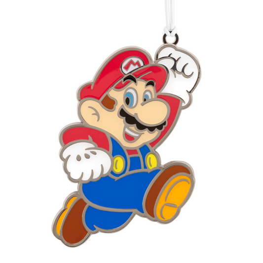 Nintendo Super Mario Metal Hallmark Christmas Ornament