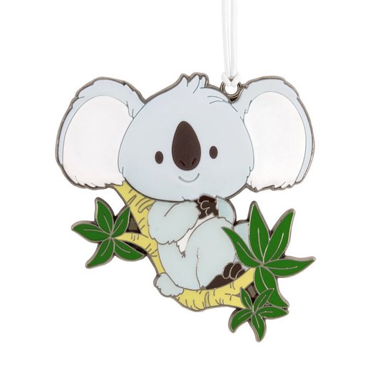 Koala Bear With Dimension Metal Hallmark Christmas Ornament