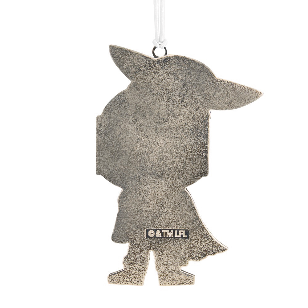 Star Wars: The Mandalorian and Grogu With Dimension Metal Hallmark Christmas Ornament