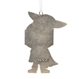 Star Wars: The Mandalorian and Grogu With Dimension Metal Hallmark Christmas Ornament
