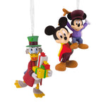 Disney Mickey's Christmas Carol Set of 2 Hallmark Christmas Ornaments