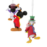 Disney Mickey's Christmas Carol Set of 2 Hallmark Christmas Ornaments