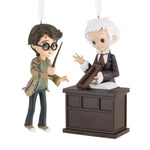 Harry Potter and Ollivander Set of 2 Hallmark Christmas Ornaments