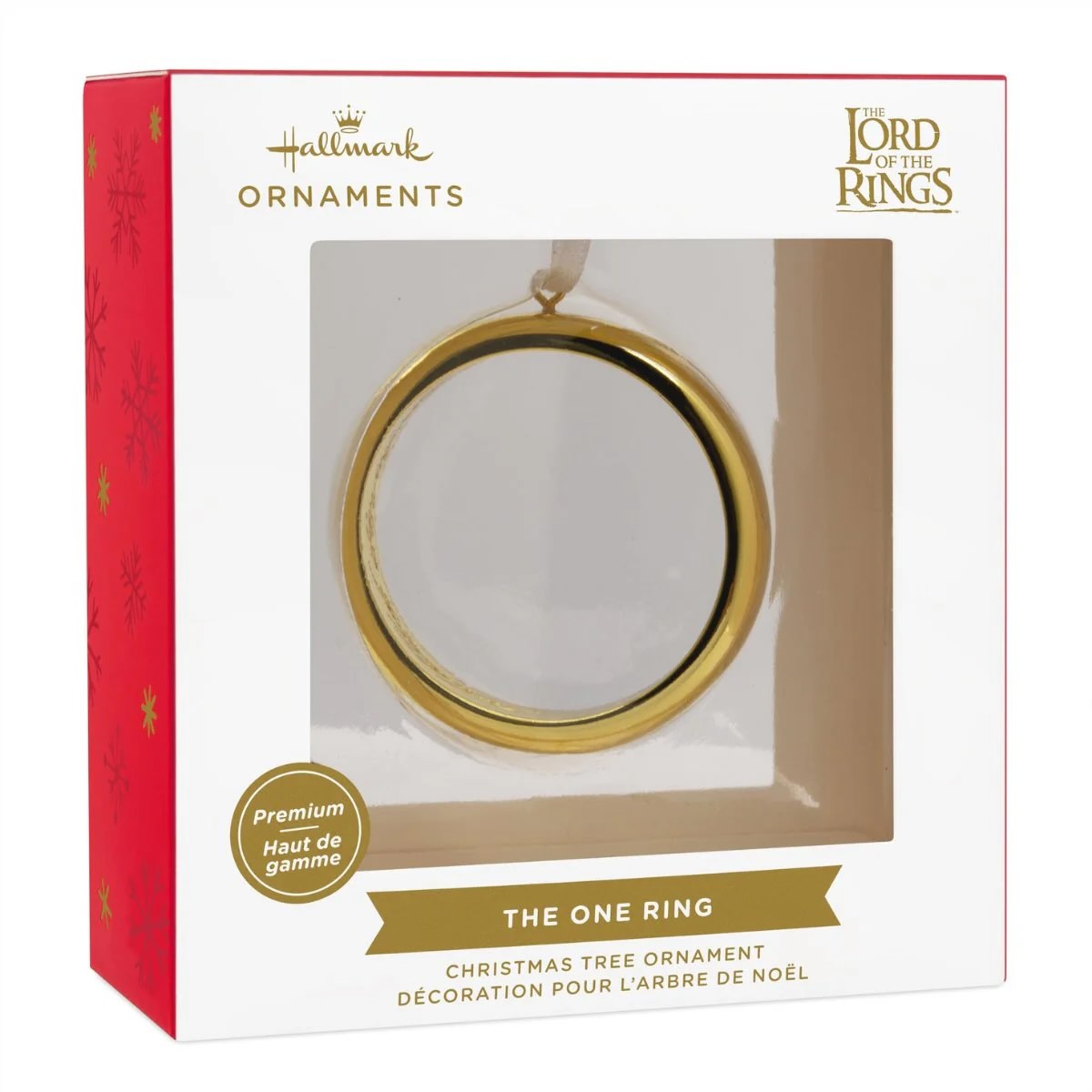 The Lord of the Rings One Ring Metal Hallmark Christmas Ornament