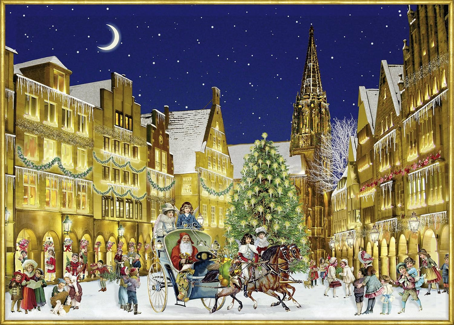 The German Town at Christmas Jigsaw Puzzle