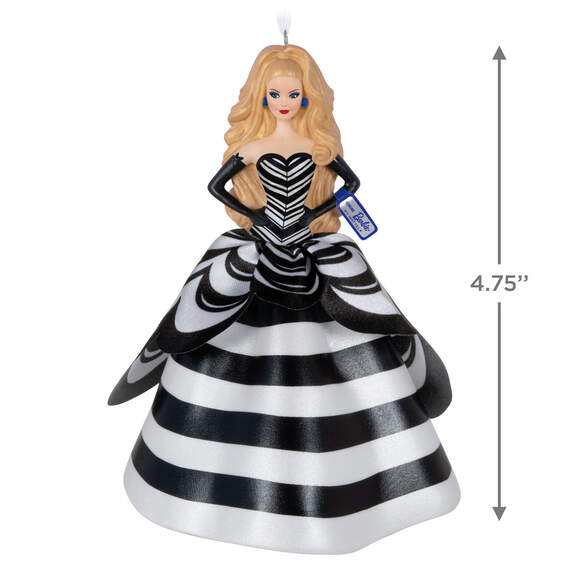 Barbie 65th Anniversary Blue Sapphire Barbie Porcelain and Fabric Hall My Ornaments