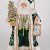 Karen Didion Christmas Jade Elegance Santa