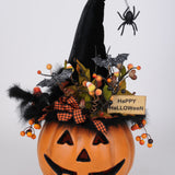 Karen Didion Halloween Lighted Fiber Optic Pumpkin