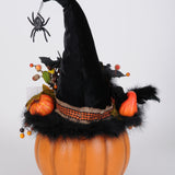 Karen Didion Halloween Lighted Fiber Optic Pumpkin
