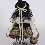 Karen Didion Halloween Woven Gold Witch