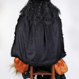 Karen Didion Halloween 6 foot Sitting Witch w/ Lighted Pumpkin