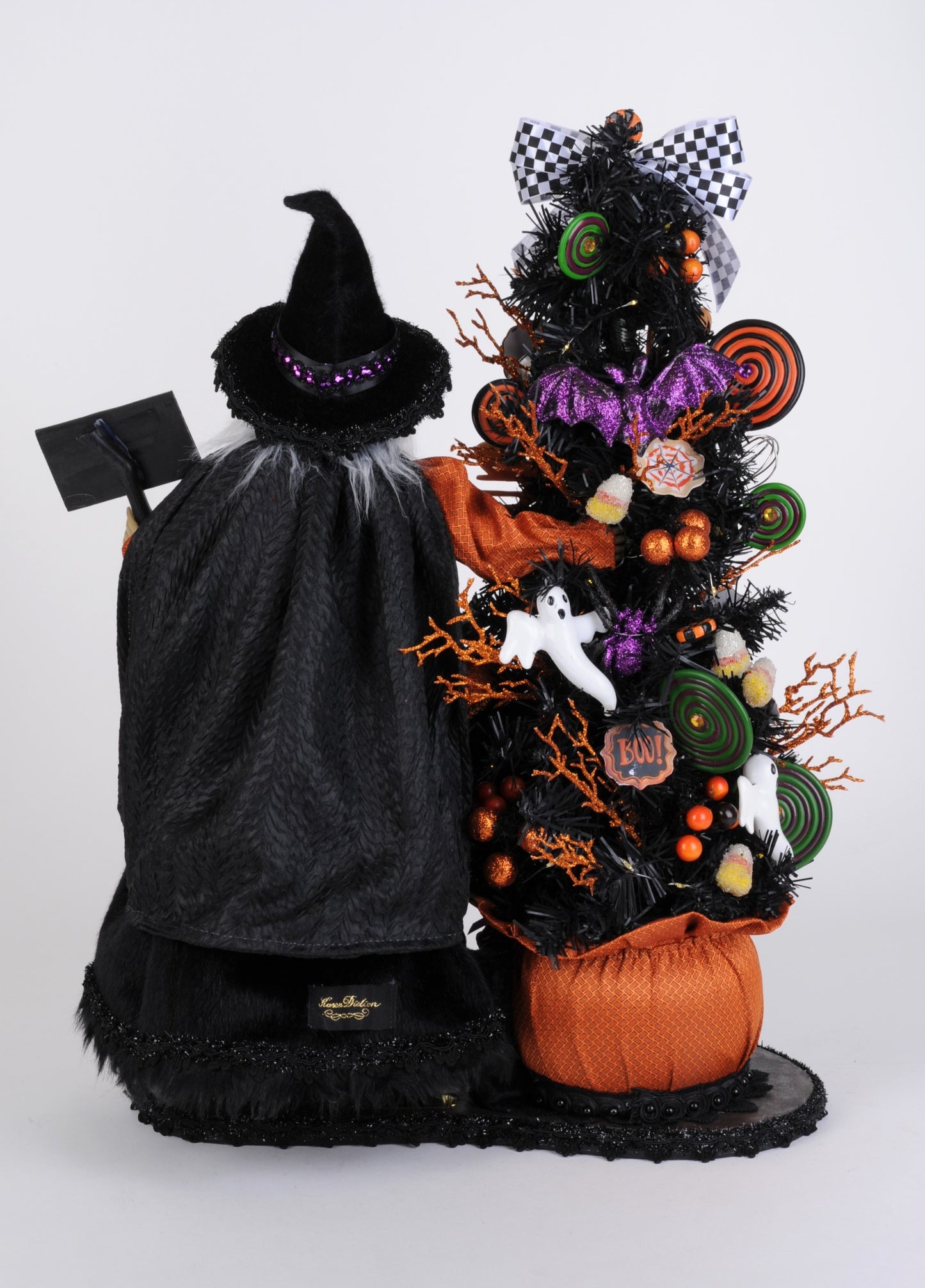 Karen Didion Halloween Lighted Tricks or Treats Kitchen Witch