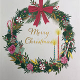 Kids Helpline Bow Wreath Charity Boxed Christmas Cards