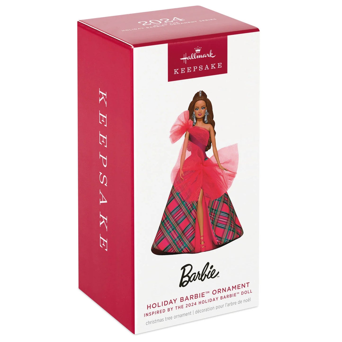 Barbie 2024 Latina Holiday Barbie Hallmark Keepsake Ornament