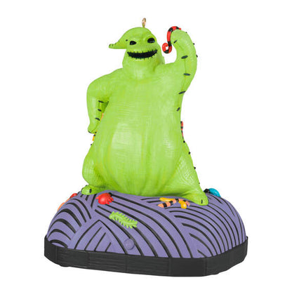 Disney Tim Burton's The Nightmare Before Christmas Oogie Boogie Hallmark Keepsake Ornament With Sound and Motion