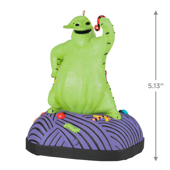 Disney Tim Burton's The Nightmare Before Christmas Oogie Boogie Hallmark Keepsake Ornament With Sound and Motion