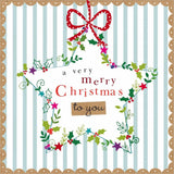 RSPCA Star Wreath Charity Boxed Christmas Cards