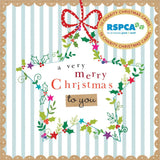 RSPCA Star Wreath Charity Boxed Christmas Cards