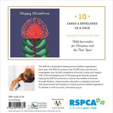 RSPCA Christmas Flowers Charity Boxed Christmas Cards