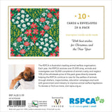 RSPCA Patchwork Flowers Charity Boxed Christmas Cards