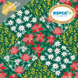 RSPCA Patchwork Flowers Charity Boxed Christmas Cards