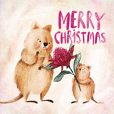 Children's Medical Research Institute Quokka Christmas Present Charity Boxed Christmas Cards