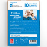Prostate Cancer Foundation Peace Joy Hope on Buff Charity Boxed Christmas Cards