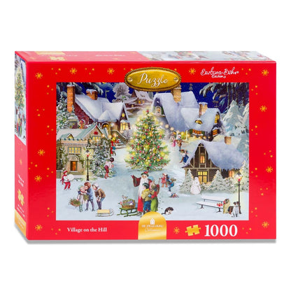 Village on the Hill Jigsaw Puzzle