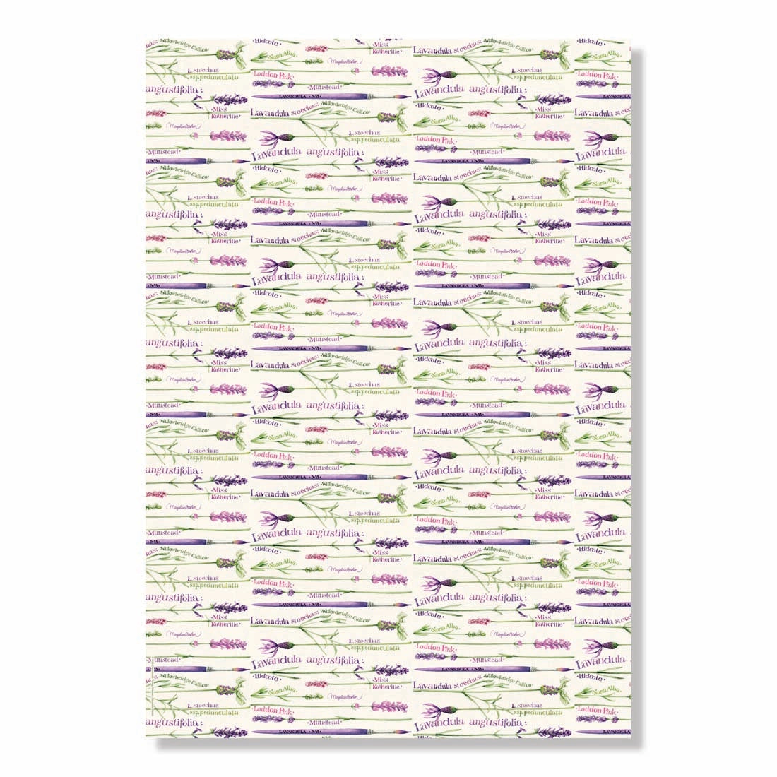 Garden Flowers Floral Wrapping Paper Book