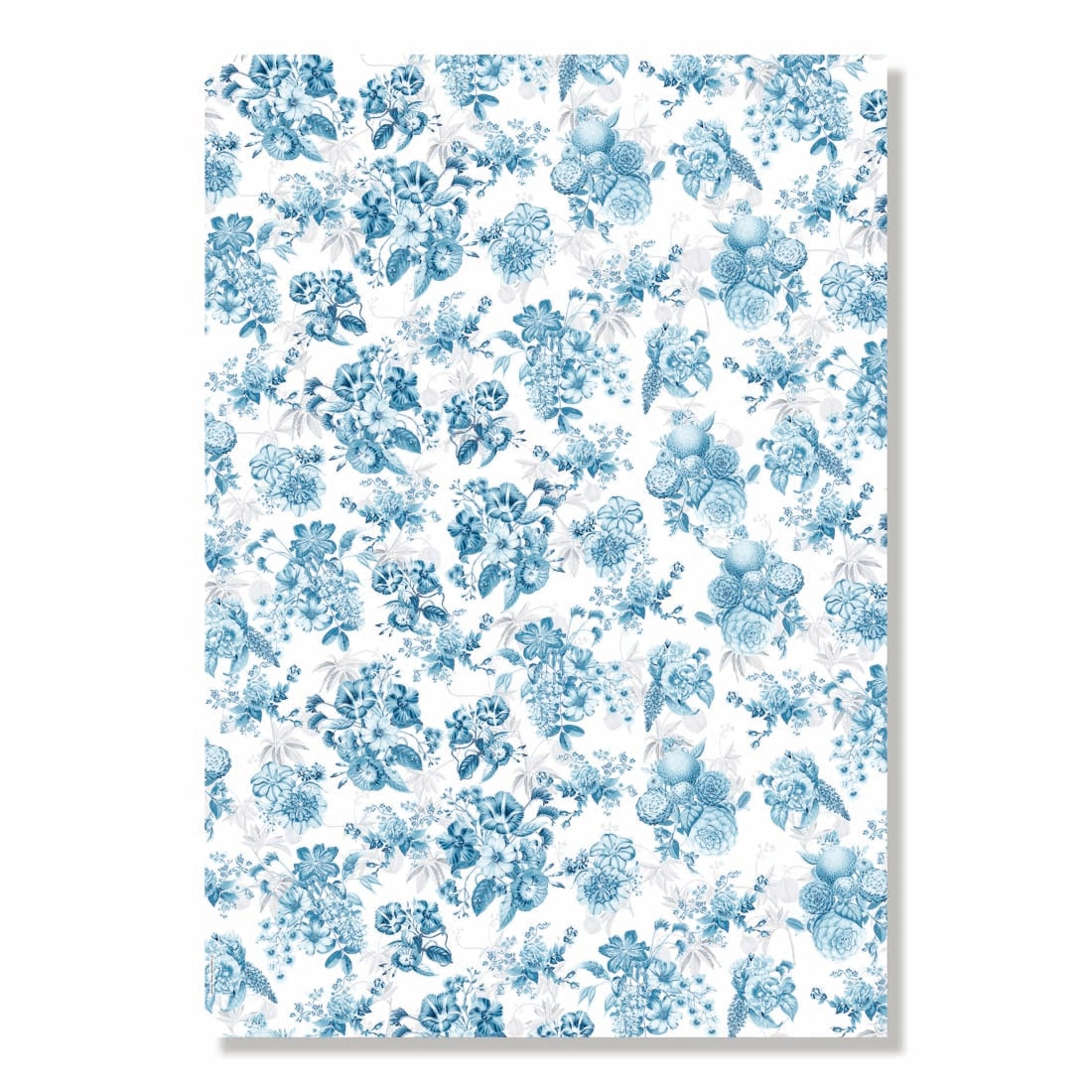 Toile de Jouy Floral Wrapping Paper Book