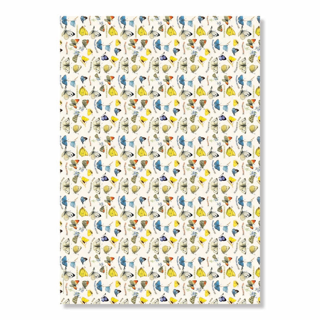 Garden Flowers Floral Wrapping Paper Book